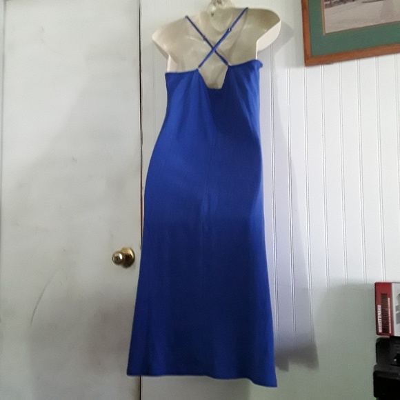 J CREW  Blue  dress Size M - Picture 2 of 8